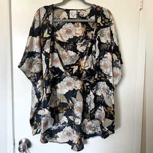 NWOT JANET CHUNG Women's Crop Top & Kimono Size M